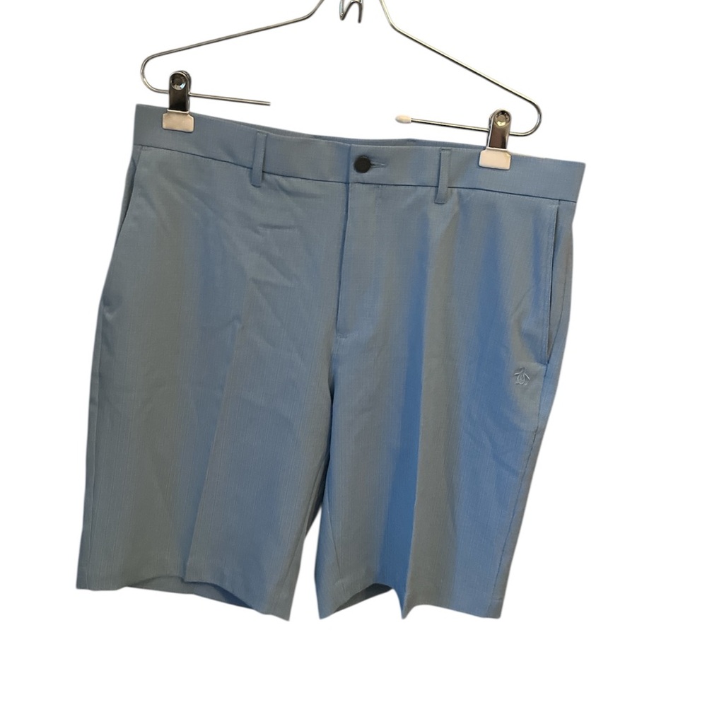 Original Penguin Powder Blue Flat Front Shorts